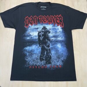 Don Toliver Psycho Tour Shirt L Black Graphic Rap Concert Merch NWOT Streetwear
